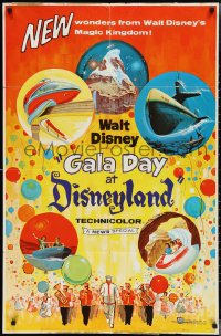 2p0791 GALA DAY AT DISNEYLAND 1sh 1960 art of Matterhorn & other new attractions at the theme park!