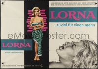 2p0569 LORNA German 33x47 1965 super sexy Lorna Maitland in Russ Meyer sex classic, Rolf Goetze art!