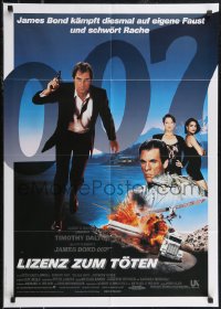 2p0585 LICENCE TO KILL German 1989 Timothy Dalton, Carey Lowell, Talisa Soto, Robert Davi!