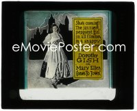 2p1770 MARY ELLEN COMES TO TOWN glass slide 1920 jazziest Dorothy Gish in a snappy story of New York!