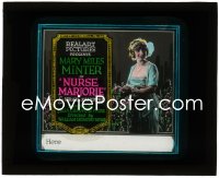 2p1774 NURSE MARJORIE glass slide 1920 great close up of Mary Miles Minter in the title role!