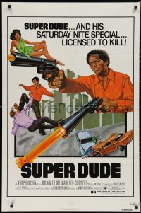 2p0803 HANGUP 1sh R1975 William Elliot is the Super Dude, his job was busting junkies!