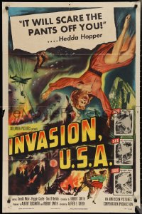 2p0824 INVASION U.S.A. 1sh 1952 New York topples, San Francisco in flames, Boulder Dam destroyed!