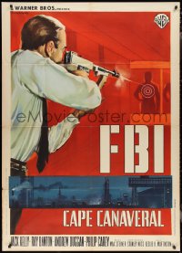 2p0443 FBI CODE 98 Italian 1p 1964 Jack Kelly, Ray Danton, different art by Rodolfo Gasparri, rare!