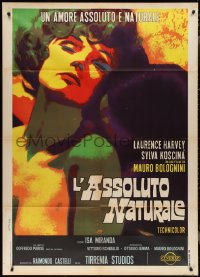 2p0402 HE & SHE Italian 1p 1969 Mauro Bolognini's L'assoluto naturale, different, sexy & ultra rare!