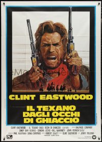 2p0533 OUTLAW JOSEY WALES Italian 1p R1970s Clint Eastwood is an army of one, Andersen art!