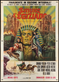 2p0348 EGYPTIAN Italian 2p R1969 artwork of Jean Simmons, Victor Mature & Gene Tierney by Piovano!