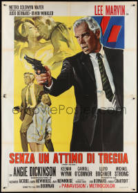 2p0362 POINT BLANK Italian 2p 1968 Lee Marvin, Angie Dickinson, John Boorman noir, different art!