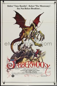 2p0830 JABBERWOCKY 1sh R1982 Terry Gilliam, Monty Python, great fantasy monster art!