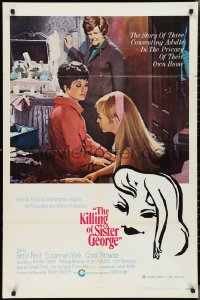 2p0848 KILLING OF SISTER GEORGE 1sh 1969 Susannah York in lesbian triangle, Robert Aldrich directed!