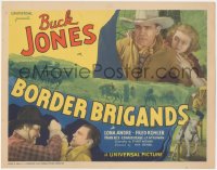 2p1101 BORDER BRIGANDS TC 1935 outdoor ace Buck Jones, Lona Andre, great western montage, rare!