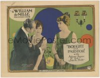 2p1203 BOUGHT & PAID FOR LC 1922 poor Agnes Ayres doesn't want Jack Holt to touch her, ultra rare!