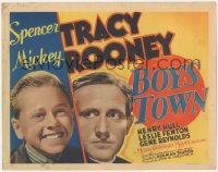 2p1102 BOYS TOWN TC 1938 Spencer Tracy as Father Flannagan with Mickey Rooney, rare!