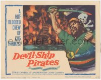 2p1114 DEVIL-SHIP PIRATES TC 1965 Hammer, hot-blooded crew of cutthroats, cool buccaneer artwork!