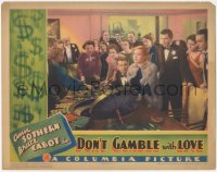 2p1246 DON'T GAMBLE WITH LOVE LC 1936 Ann Sothern shows everyone the rigged roulette table, rare!