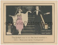 2p1247 DON'T SHOOT LC 1922 the spotlight was on Herbert Rawlinson & Edna Murphy, very rare!