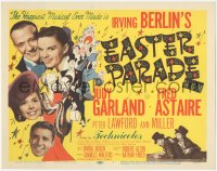 2p1117 EASTER PARADE TC 1948 Judy Garland, Fred Astaire, Irving Berlin, Al Hirschfeld art, rare!