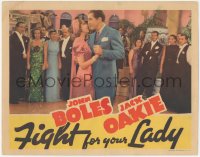 2p1262 FIGHT FOR YOUR LADY LC 1937 crowd at party watches John Boles & Ida Lupino dancing, rare!