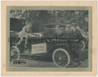 2p1257 F.O.B. AFRICA LC 1922 salesman Monty Banks tries to sell a car to three men, ultra rare!