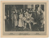 2p1289 GET YOUR MAN LC 1921 great image of crowd watching Buck Jones carry unconscious man!