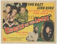 2p1291 GHOSTS ON THE LOOSE TC 1943 creepy Bela Lugosi scaring Sunshine Sammy, East Side Kids!