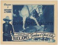 2p1301 GORDON OF GHOST CITY chapter 7 LC 1933 Buck Jones rescued by his horse, Entomed in the Tunnel!