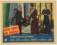 2p1311 HERE COMES MR. JORDAN LC 1941 Claude Rains, James Gleason, Robert Montgomery with saxophone!