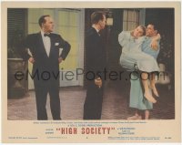 2p1315 HIGH SOCIETY LC #8 1956 Bing Crosby confronts Frank Sinatra & Grace Kelly after their swim!