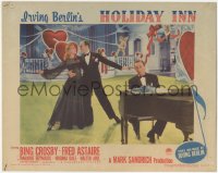 2p1317 HOLIDAY INN LC 1942 Bing Crosby plays piano as Fred Astaire dances with Marjorie Reynolds!