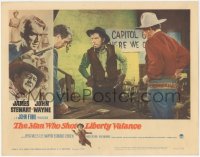 2p1349 MAN WHO SHOT LIBERTY VALANCE LC #2 1962 Lee Marvin by James Stewart & John Wayne at vote!