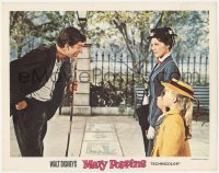 2p1352 MARY POPPINS LC 1964 Dick Van Dyke looks happily at Julie Andrews & kids, Disney classic!