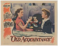 2p1368 OLD ACQUAINTANCE LC 1943 great c/u of best friends Bette Davis & Miriam Hopkins toasting!