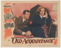 2p1369 OLD ACQUAINTANCE LC 1943 John Loder comforts Bette Davis as she receives bad news by phone!