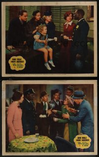 2p1551 ONE MILE FROM HEAVEN 2 LCs 1937 interracial drama, Claire Trevor & Fredi Washington!