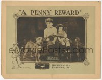 2p1375 PENNY REWARD LC 1922 Pal the Dog & Joe the Monkey rescue kids then save the bank, ultra rare!