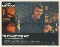 2p1383 PLAY MISTY FOR ME LC #8 1971 close up of star/director Clint Eastwood sitting at bar!