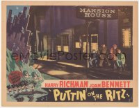 2p1386 PUTTIN' ON THE RITZ LC R1937 downtrodden people sitting on Mansion House porch, Irving Berlin