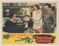 2p1396 RELUCTANT DRAGON LC 1941 Disney animator shows Gifford & Benchley an original Bambi cel!