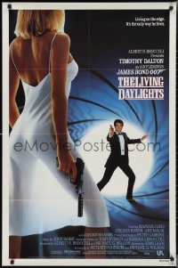 2p0864 LIVING DAYLIGHTS int'l 1sh 1987 Timothy Dalton as the most dangerous James Bond ever!