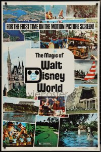 2p0878 MAGIC OF WALT DISNEY WORLD 1sh 1972 great theme park scenes for the first time on screen!