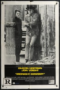 2p0886 MIDNIGHT COWBOY 1sh 1969 Dustin Hoffman, Jon Voight, John Schlesinger classic, x-rated!