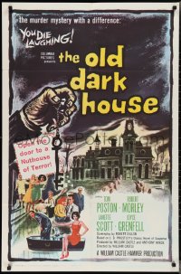 2p0917 OLD DARK HOUSE 1sh 1963 William Castle's killer-diller with a nuthouse of kooks!