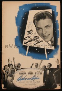 2p0169 HIGHER & HIGHER pressbook 1943 super young Frank Sinatra, Jack Haley, Michele Morgan, rare!