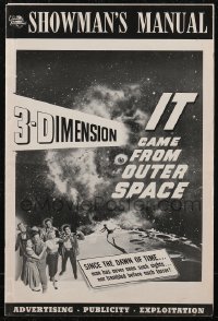 2p0178 IT CAME FROM OUTER SPACE 3D pressbook 1953 Jack Arnold classic sci-fi, Ray Bradbury!