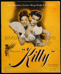 2p0182 KITTY pressbook 1946 sexy Paulette Goddard & Ray Milland in historical England, rare!