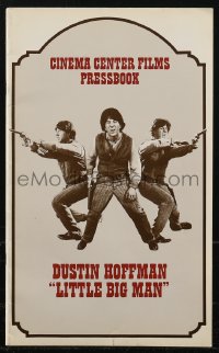 2p1074 LITTLE BIG MAN pressbook 1971 Dustin Hoffman, black comedy directed by Arthur Penn!