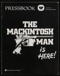 2p1075 MACKINTOSH MAN pressbook 1973 Paul Newman & Dominique Sanda, directed by John Huston!