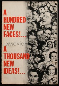 2p0195 NEW FACES OF 1937 pressbook 1937 Joe Penner, Milton Berle, Hilliard & Parkyakarkus, rare!