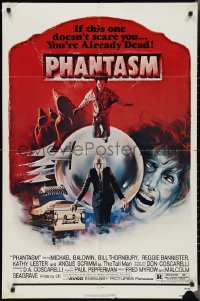 2p0928 PHANTASM 1sh 1979 if this one doesn't scare you, you're already dead, Joseph Smith art!