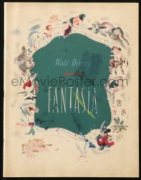 2p1052 FANTASIA roadshow souvenir program book 1940 Disney musical cartoon classic in Fantasound!